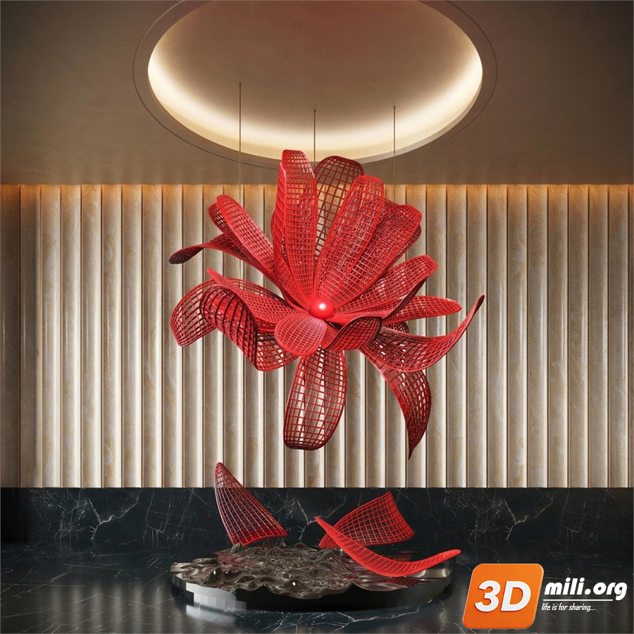 Lobby Decoration Skp Files 